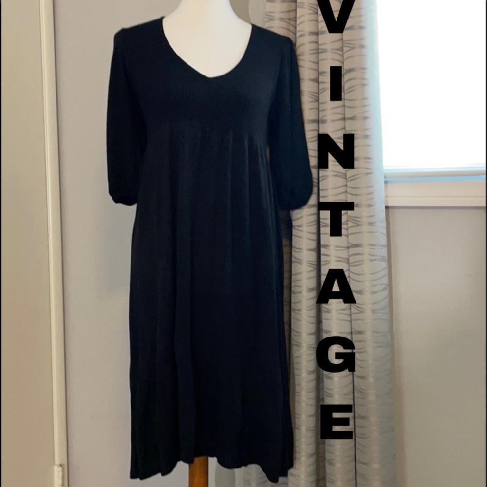 Vintage Max Studio knitted babydoll midi - Picture 1 of 6